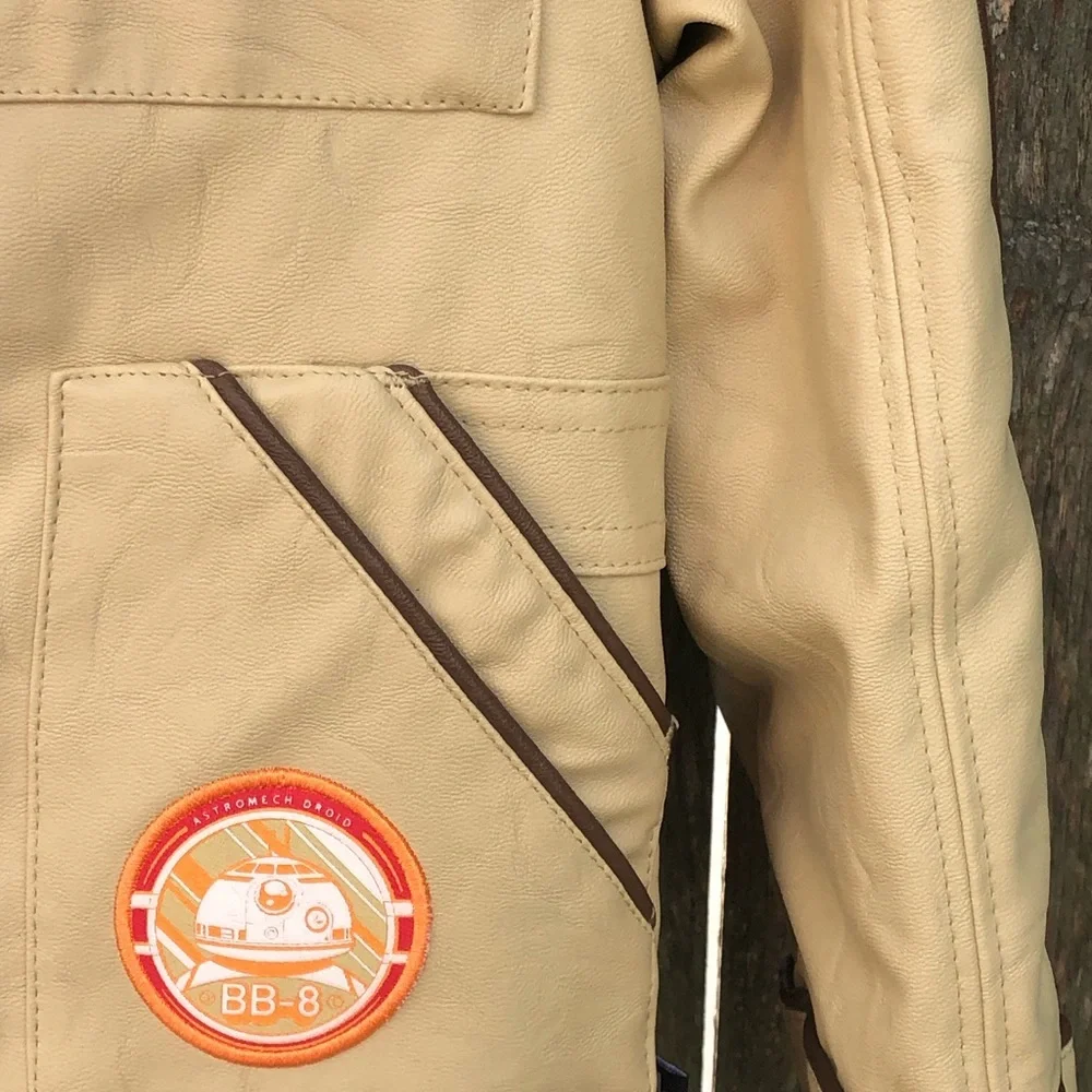 Disney store Star Wars faux leather Finn pilot jacket for kids - Picture 3 of 15